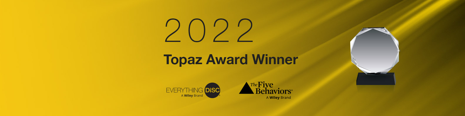 Topaz Award Winner